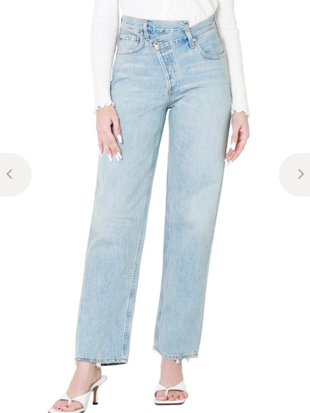 Agolde Criss Cross Upsized Jean